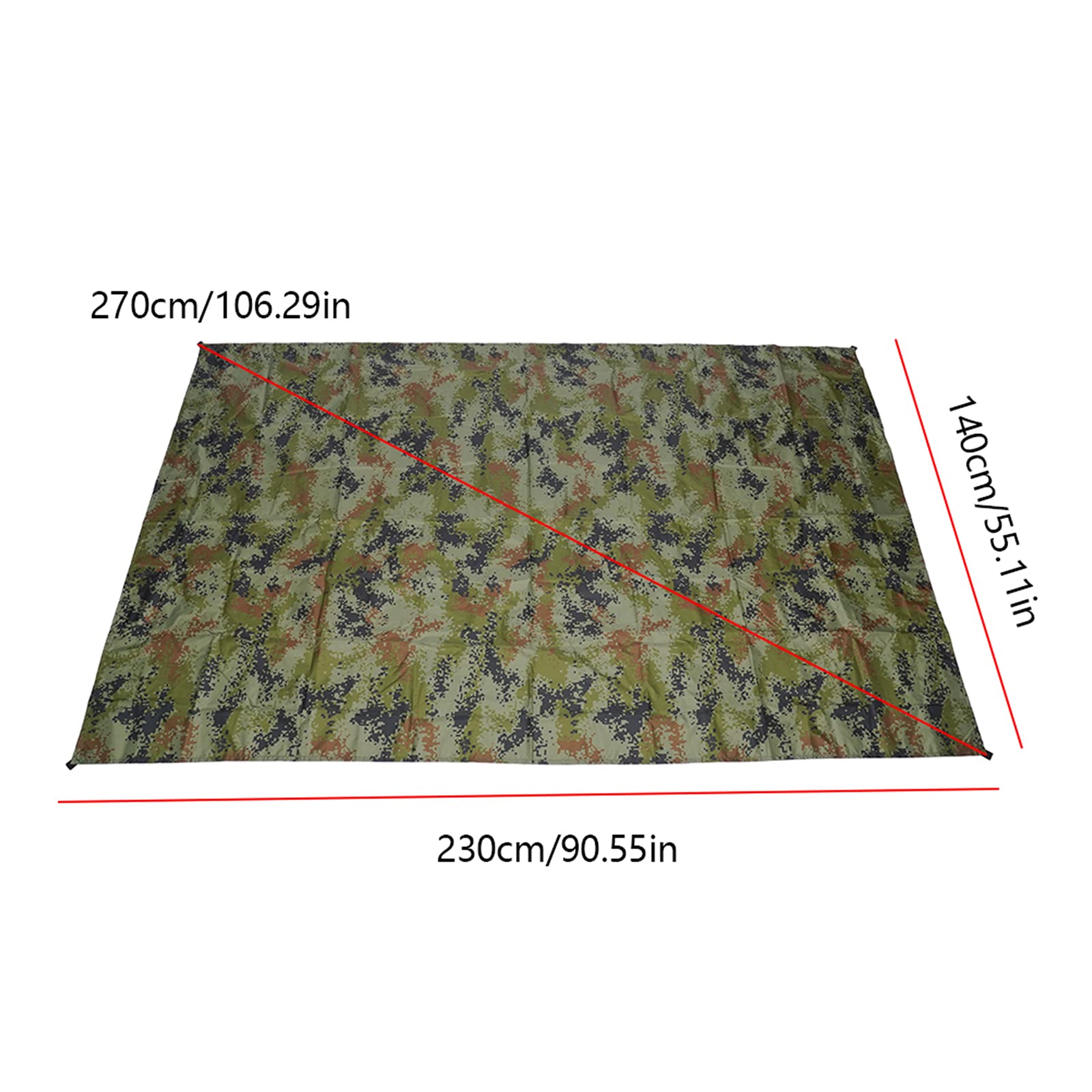 Hamak z moskitierą i plandeką namiotową, hamak podróżny, na kemping, do ogrodu, wodoszczelny, obciążenie 200 kg, nośność 290 x 140 cm