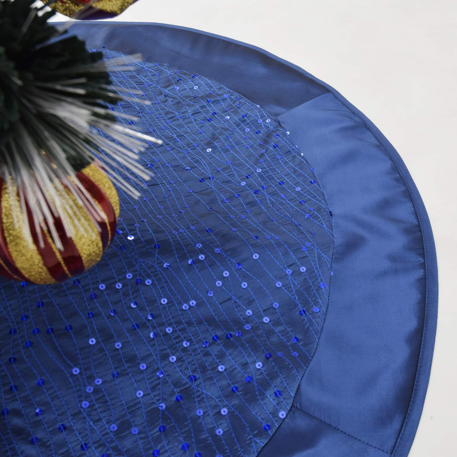 Gonna per albero di Natale, 91,4 cm, con paillettes glitterate