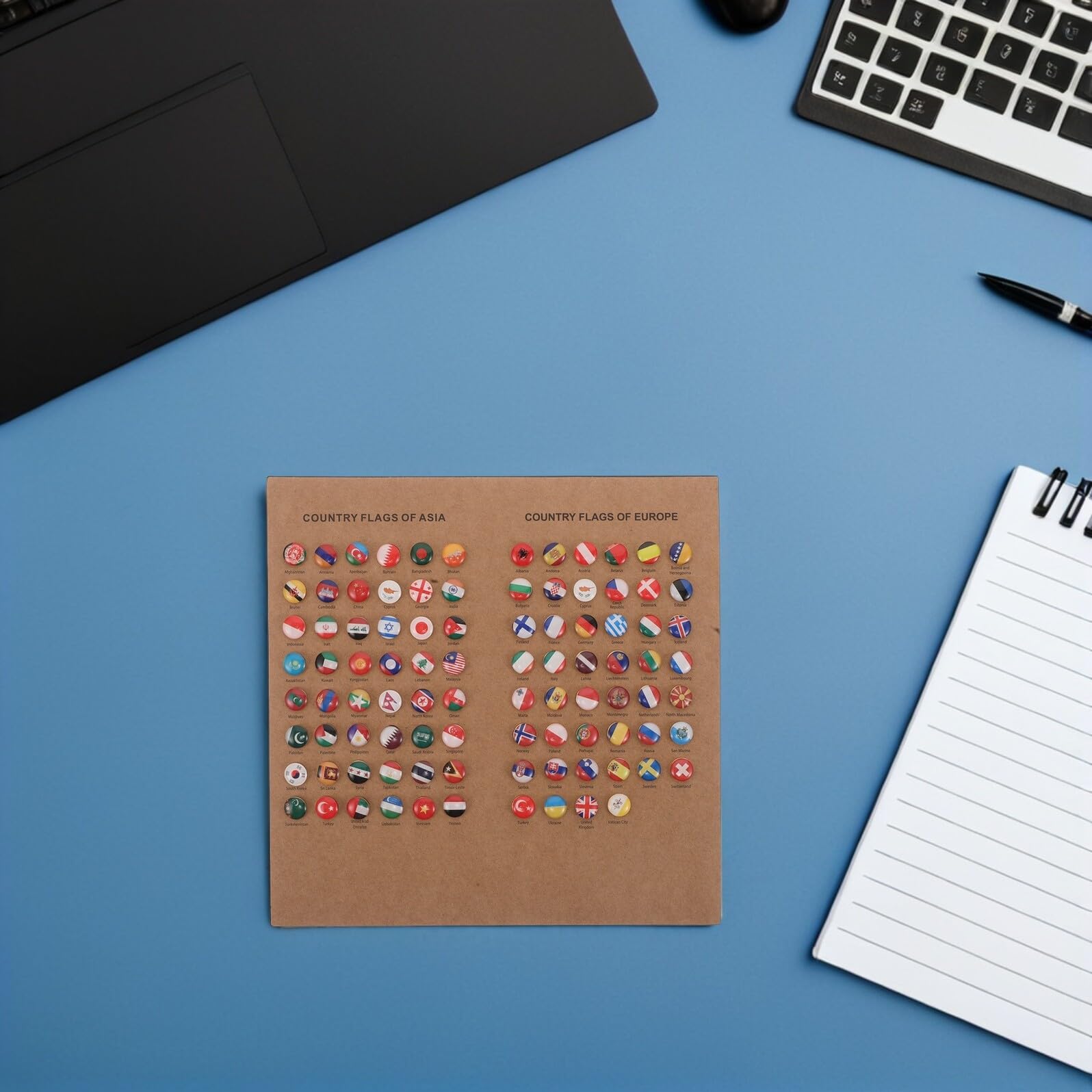 Puntine Da Disegno Con Bandiera Mondiale Bacheca Decorazioni Per Ufficio Puntine Da Disegno Rotonde Con Bandiera Nazionale Spille Decorative Per L'Aula