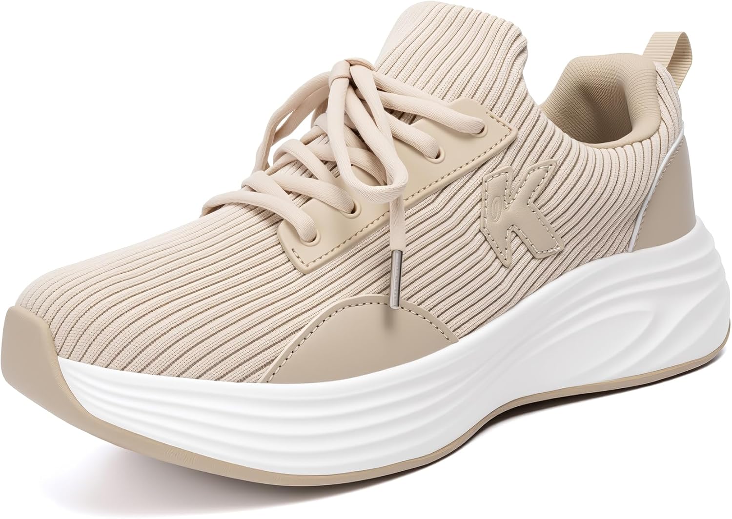 Women's Wide Width Sneakers - Fashion Slip-On Lightweight Athletic Shoes for Walkin...