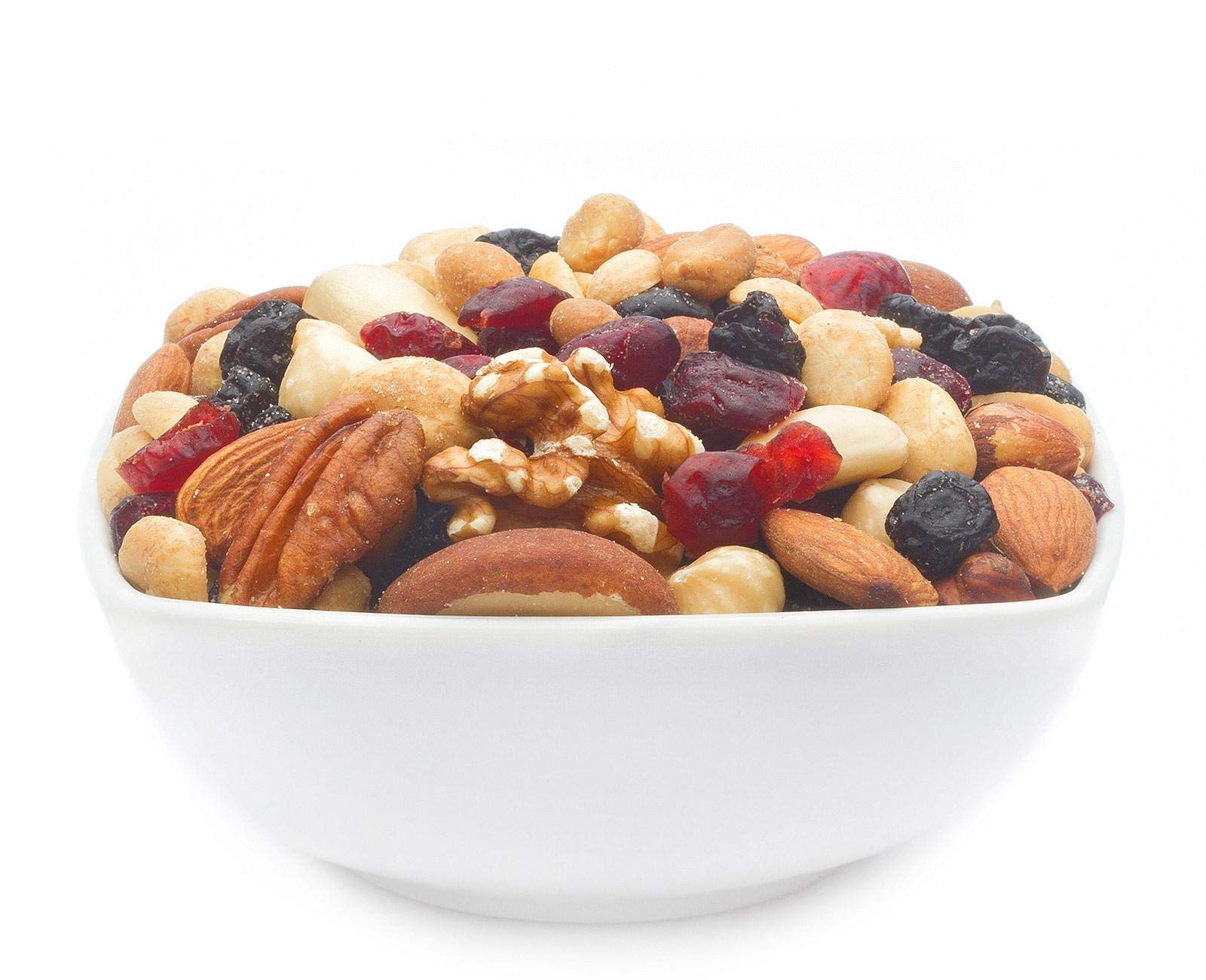 1 x 3kg Nussmischung mit Mandel Pecan Paranuss Walnuss Erdnuss Haselnuss Cranberry Blaubeere vegetarisch Premium