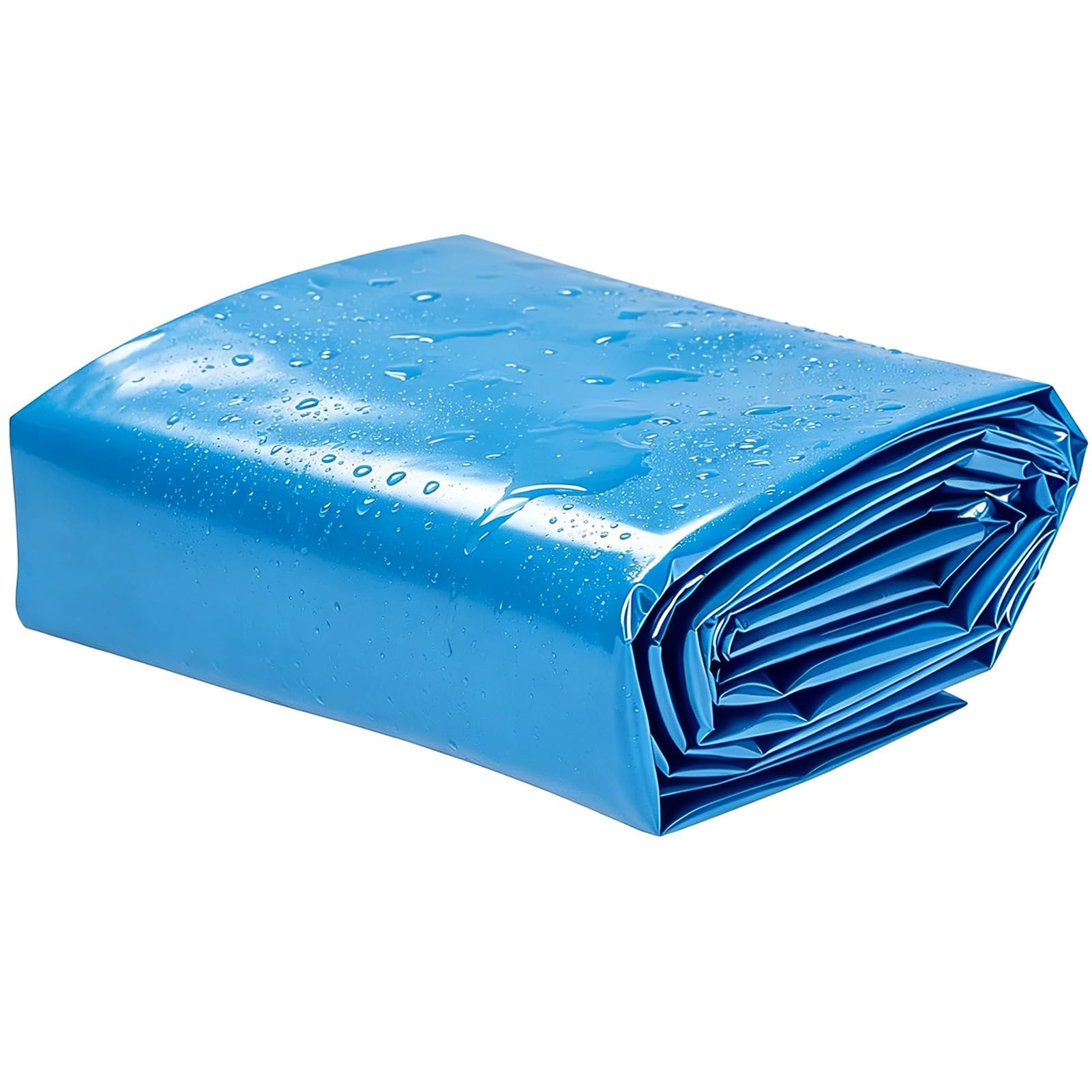 Hamankim Large Durable Pond Liner | Underlay Flexible Pond Lining Film for Outdoor Water Garden Koi Ponds | 3x2m 5x6m 7x8m 8x10m UV Resistant Waterproof Impermeable Membrane, Blue(2x7m(6.5x23ft))