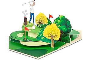 Golf Pop Up Father's Day Card