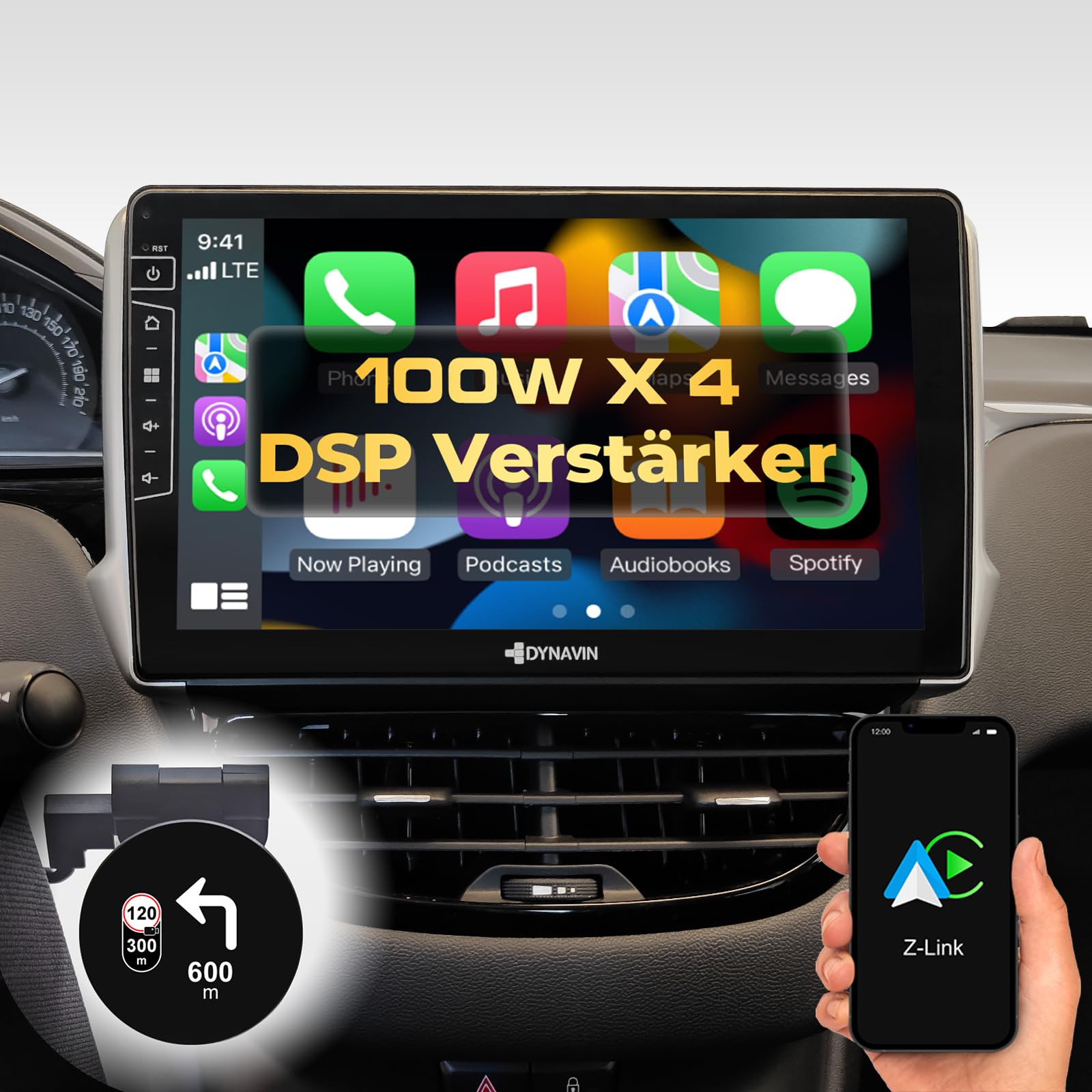 8 Core 4G 64G Wireless Carplay Android Autoradio 2 Din für Peugeot 2008 208 2012-2018 10.1 Zoll Autoradio mit Android Auto Navi GPS WiFi Mirror Link Bluetooth FM/RDS/EQ/DAB/OBD/DVR/SWC Rückfahrkamera