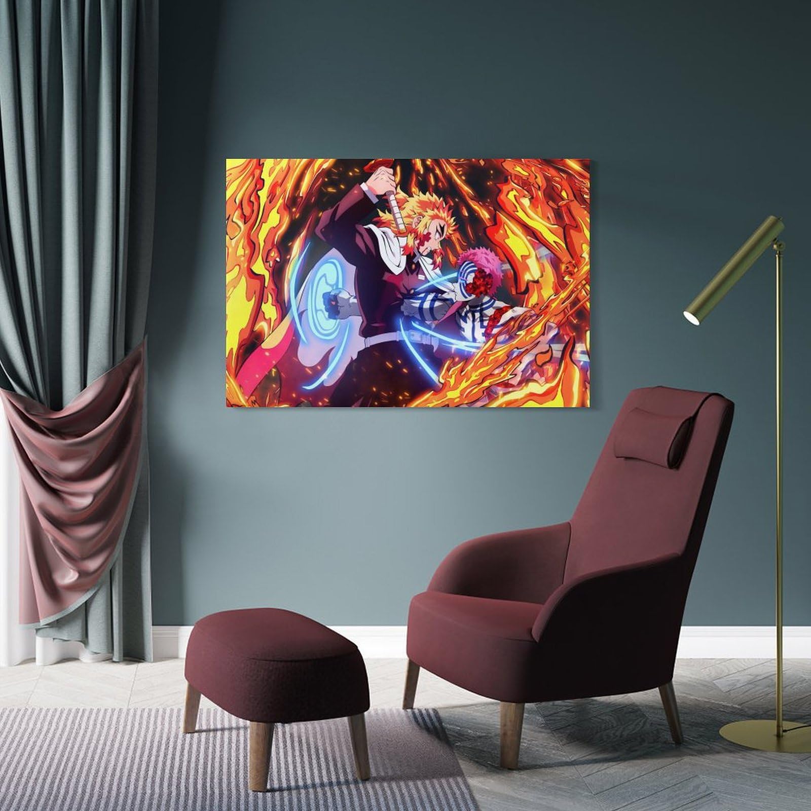 Amazon.co.jp: 鬼滅の刃 炎柱 煉獄杏寿郎 ポスター アートパネル 装飾