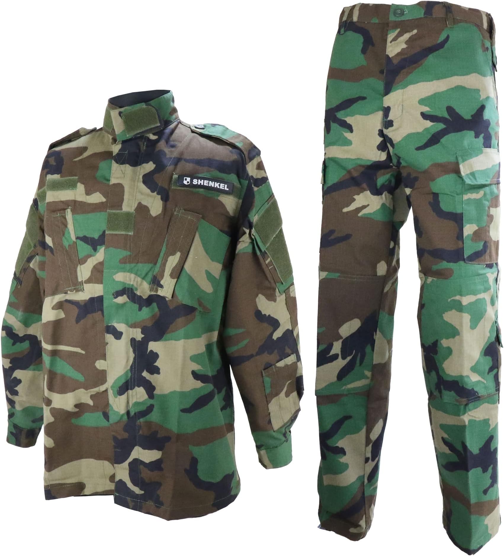 U.S. Army Woodland BDU camouflage combat uniform top and bottom set (Woodland) L (japan import)