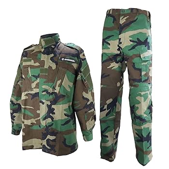 Amazon | SHENKEL 迷彩服上下セット ウッドランド L bdu-wl02-L