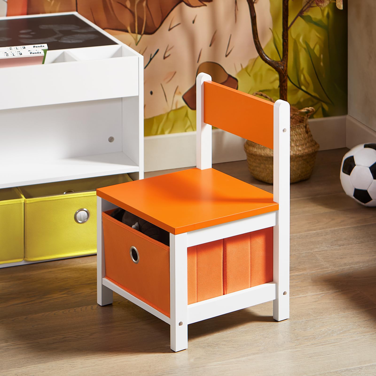 Table D'Activités Enfants Avec 2 Tabourets Et Rangement - Double Face Pour Jeux Et Dessin (87x50x50 Cm)