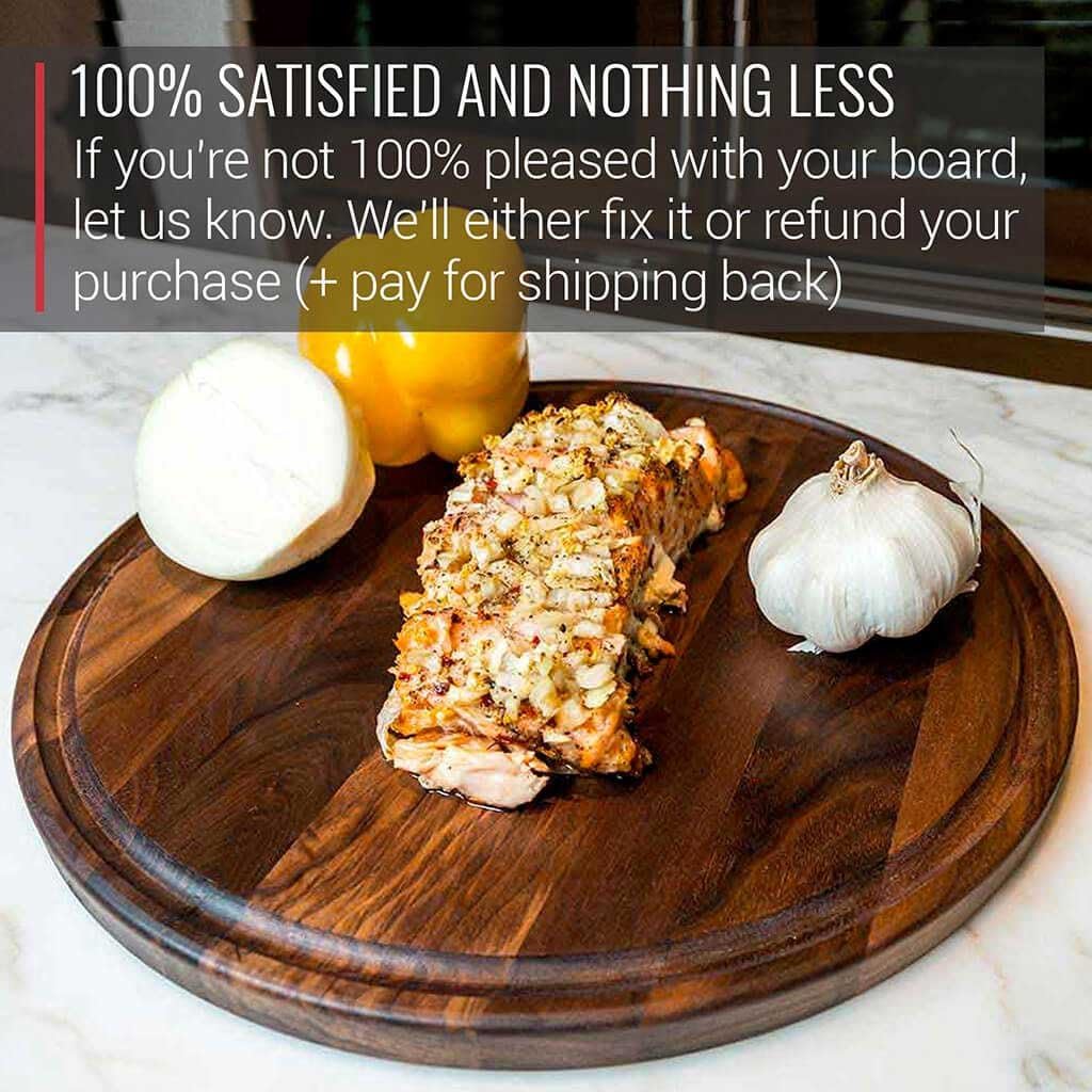 Coconut Cutting Board Oil 8oz + Walnut Cutting Board Round 13.5