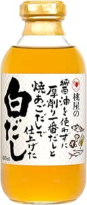桃屋 醤油を使わずに厚削り一番だしと焼あごだしで仕上げた白だし 400ml【醤油不使用 複合だし 和風だし おでん 】