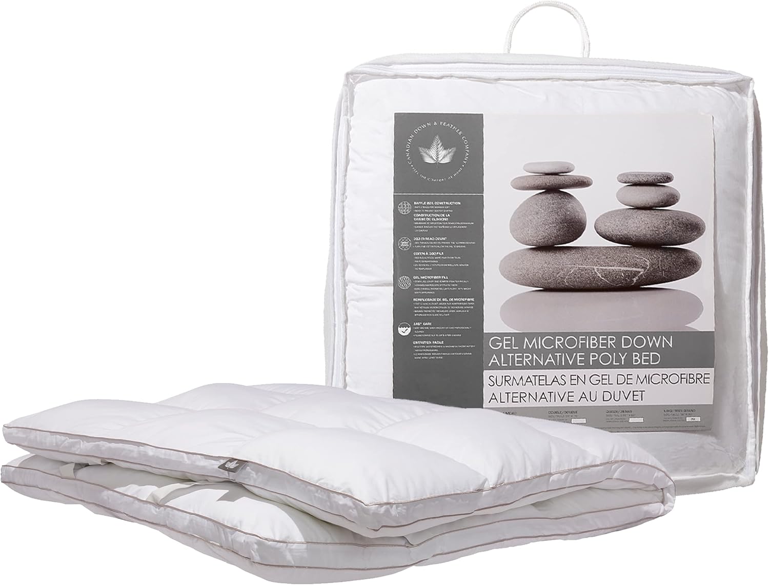 Canadian Down & Feather Co. Gel Microfiber Down Alternative Poly Bed