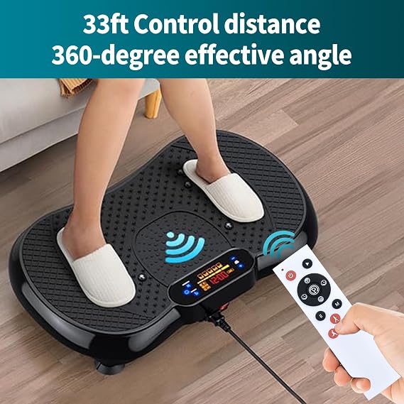 Replacement Remote Control for Vibration Plate Exercise Machine, Universal for Dailylife/PHAGATT/FELERDUN/HOTWAVE/SoftGym/AXV/EILISON/PBYRD/Taevno/Homesy/SAVEYOUR/UCIN/TISSCARE/SEDOZIK/Mawuye