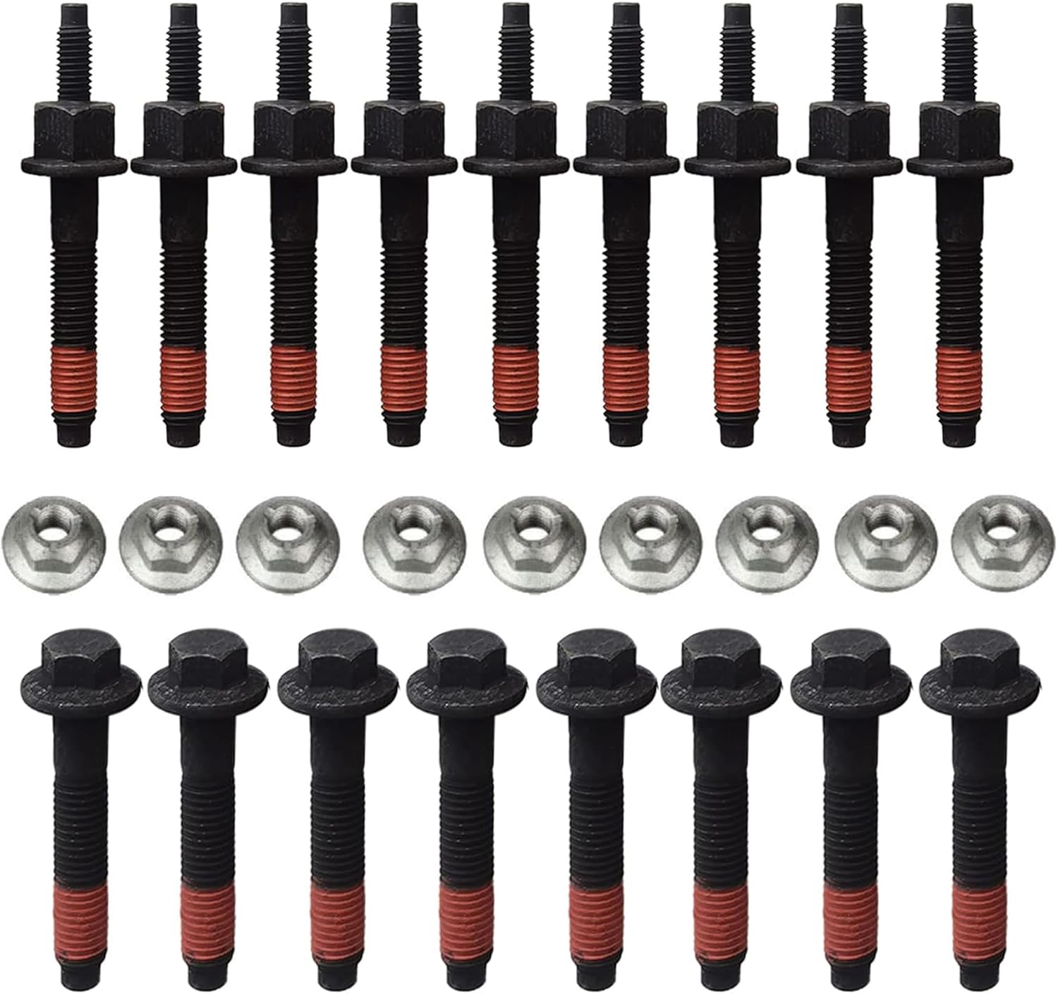 Exhaust Manifold Bolt & Nuts for Jeep Commander Grand Cherokee Dodge Ram 1500 2500 3500 Pickup Chrysler 300 Aspen 5.7L V8 6509544AA 03309