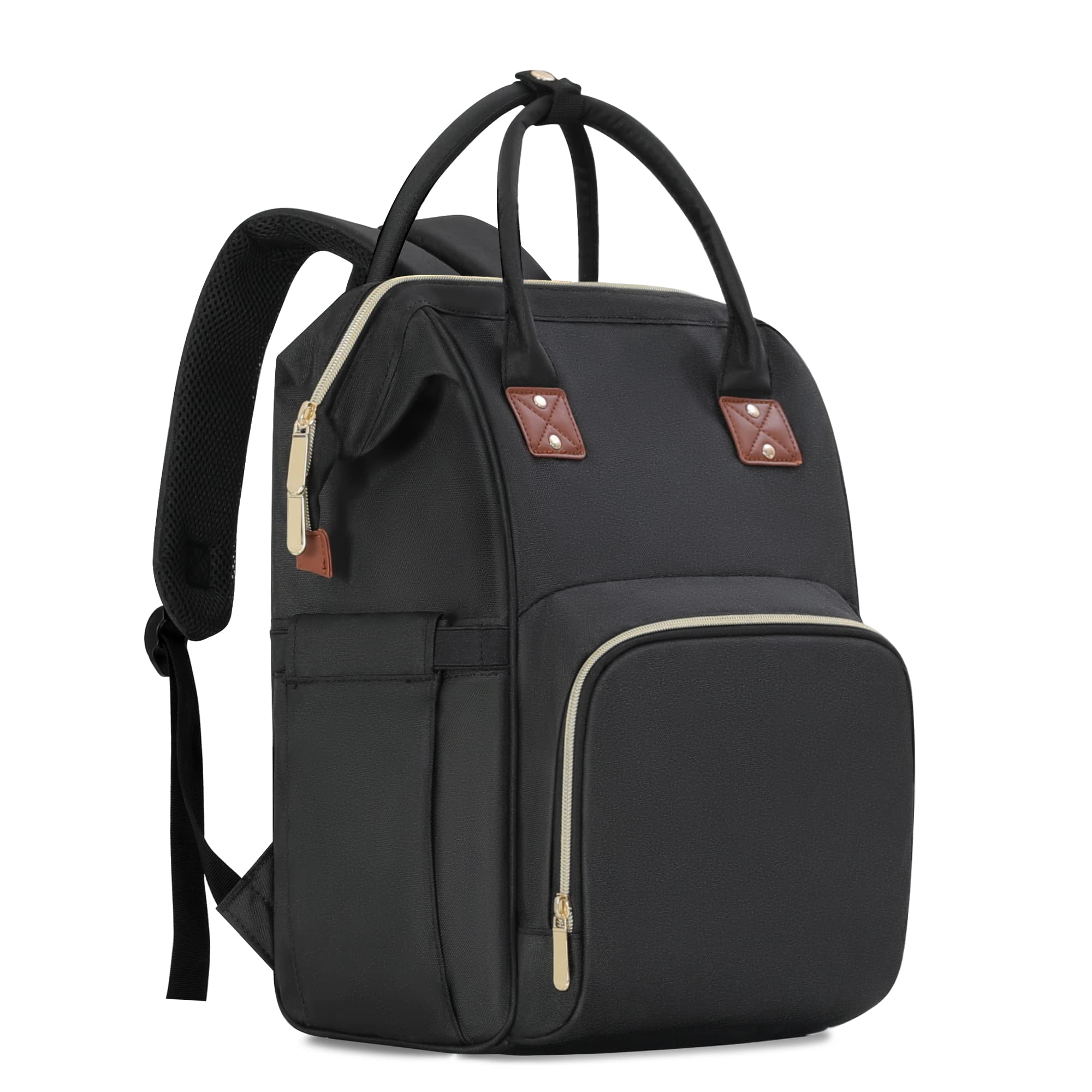 Zaino Per Pannolini Baby, Grande Capacità, Impermeabile, Multifunzione Con Tasche, Pois Rossi, Per Viaggi