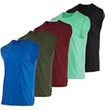 3 & 5 Pack&colon; Men&apos;s Dry-Fit Active Muscle Tank Top - Standard and Big & Tall Sizes &lpar;S-5XLT&rpar;
