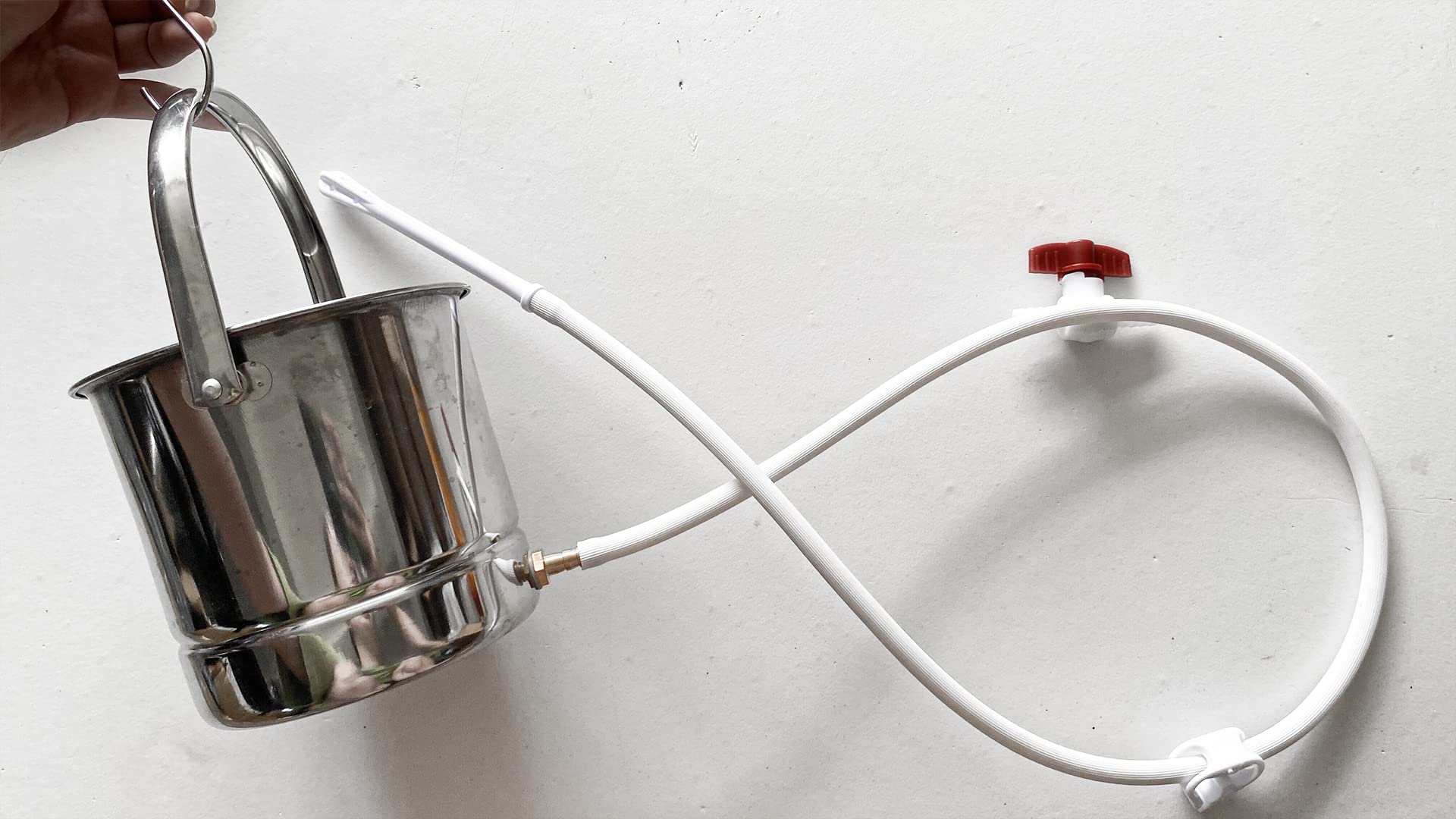 Coffee Enema Bag Kit ,2 L Enema Bag with Switch,5.0 ft. Long Silicone Hose ,2 Multi-Size Reusable Tips, Controlable Water Flow Valve- Coffee, Shower, Douche & Home Adult Enema Kit