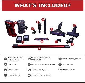 Atrix ACSV-1 Rapid Red Stick Vacuum