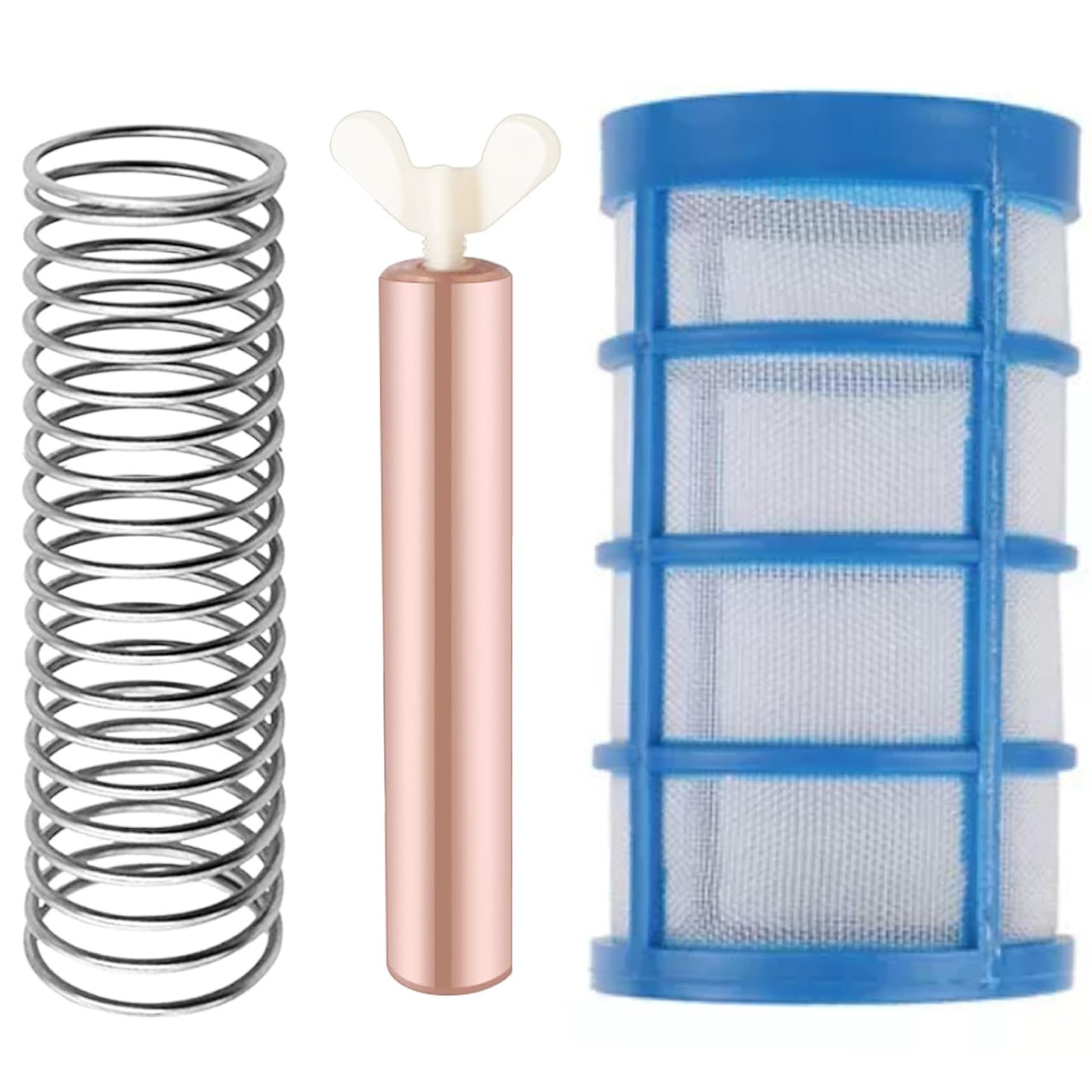 Anode en cuivre 4,1x0,6 premium pour ioniseur de piscine avec accessoires