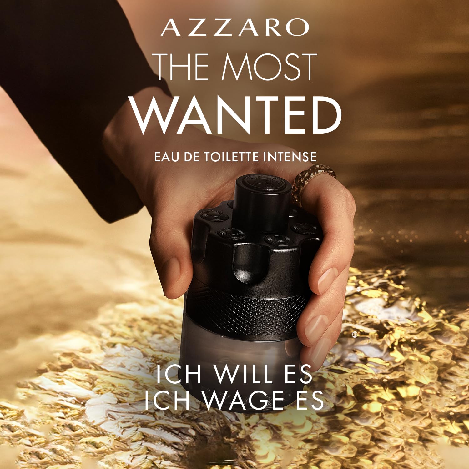 Azzaro The Most Wanted Eau de Toilette Intense, frischer, intensiver Herrenduft, aromatisches Parfüm für Männer