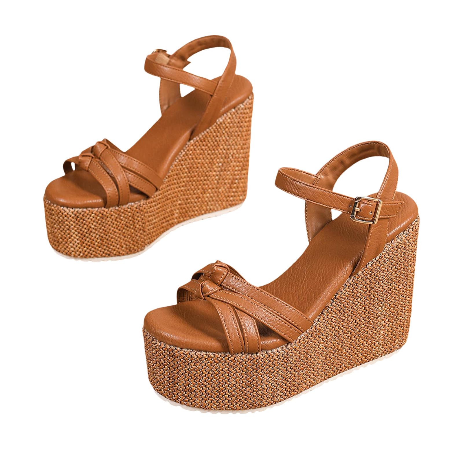 Genérico Mules Para Mujer Sandaliasde Casuales Para Mujer Sandalias Sandalias De Cuña S, Pantuflas De Playa Cós, Pantuflas Verano Transpirables Con Suelas Gruesas, Sandaliasbohemias