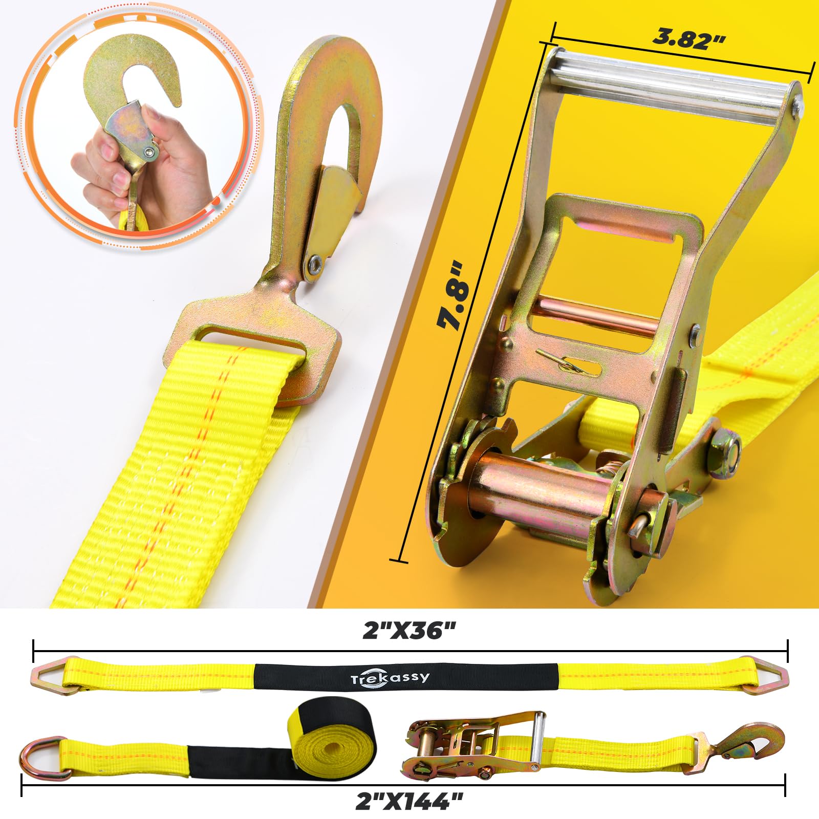 Cinghie di fissaggio Ulisem, accessori per avvolgitori per coperture