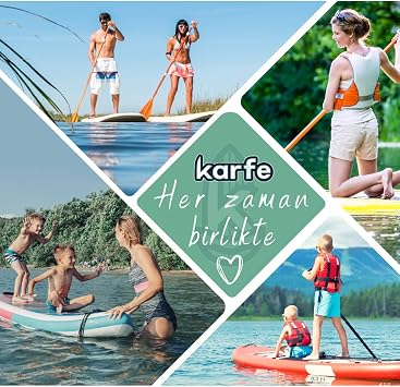 320x81x15cm Woven Stitch ve MSL Fusion Tech. Yapı - Şişme Paddle Board ve Deniz Bordu, Full Aksesuarlı SUP Board Seti, Taşınabilir ve Dayanıklı Stand Up Paddle - Kürek Sörfü