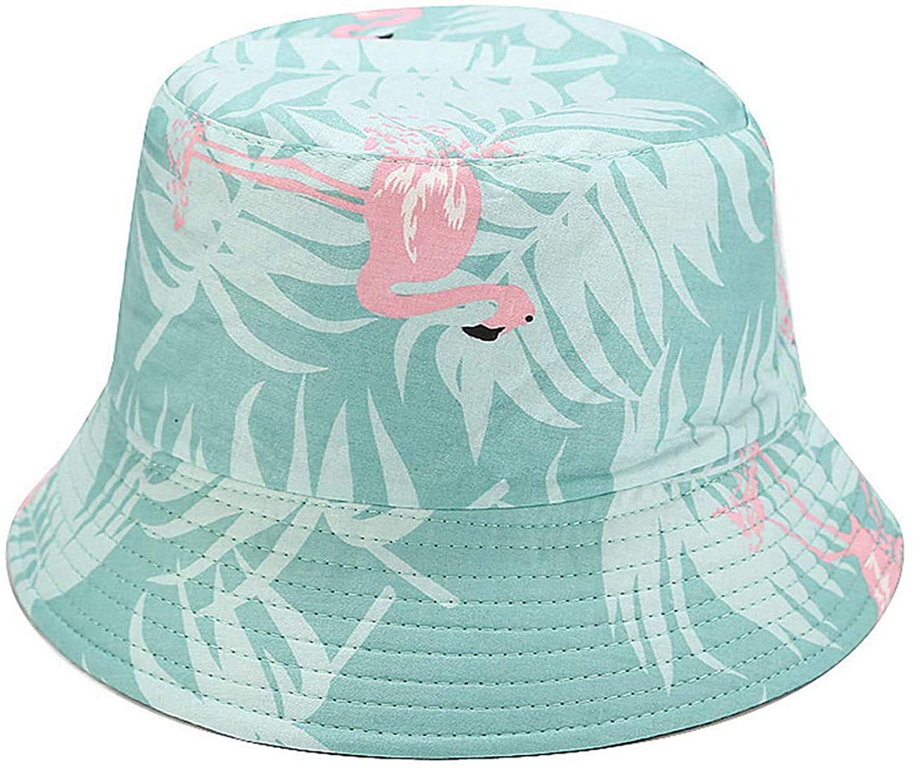 DRESHOW Sombrero de Pescado Sombrero del Cubo Pescador Patrón Sun Plegable Sombrero Playa Sombrero para Mujeres Hombres