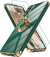 Vista 58 de Gritup Funda para Samsung Galaxy A14 5G: Funda para Samsung A14 2 piezas, protector de pantalla, soporte de anillo de rotación de 360°, soporte