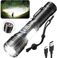 Vista 9 de Rechargeable LED Flashlights High Lumens, Super Bright Tactical Flashlight, 7 Modes with COB Work Light, Waterproof Powerful Magnet Handheld Flash