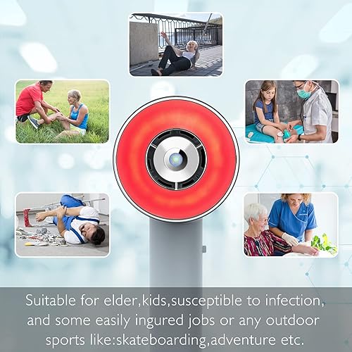 Miniatura 3 de Terapia de luz roja para alivio del dolor de articulaciones y músculos, cuidado portátil de heridas para piel alérgica epidérmica, úlceras por