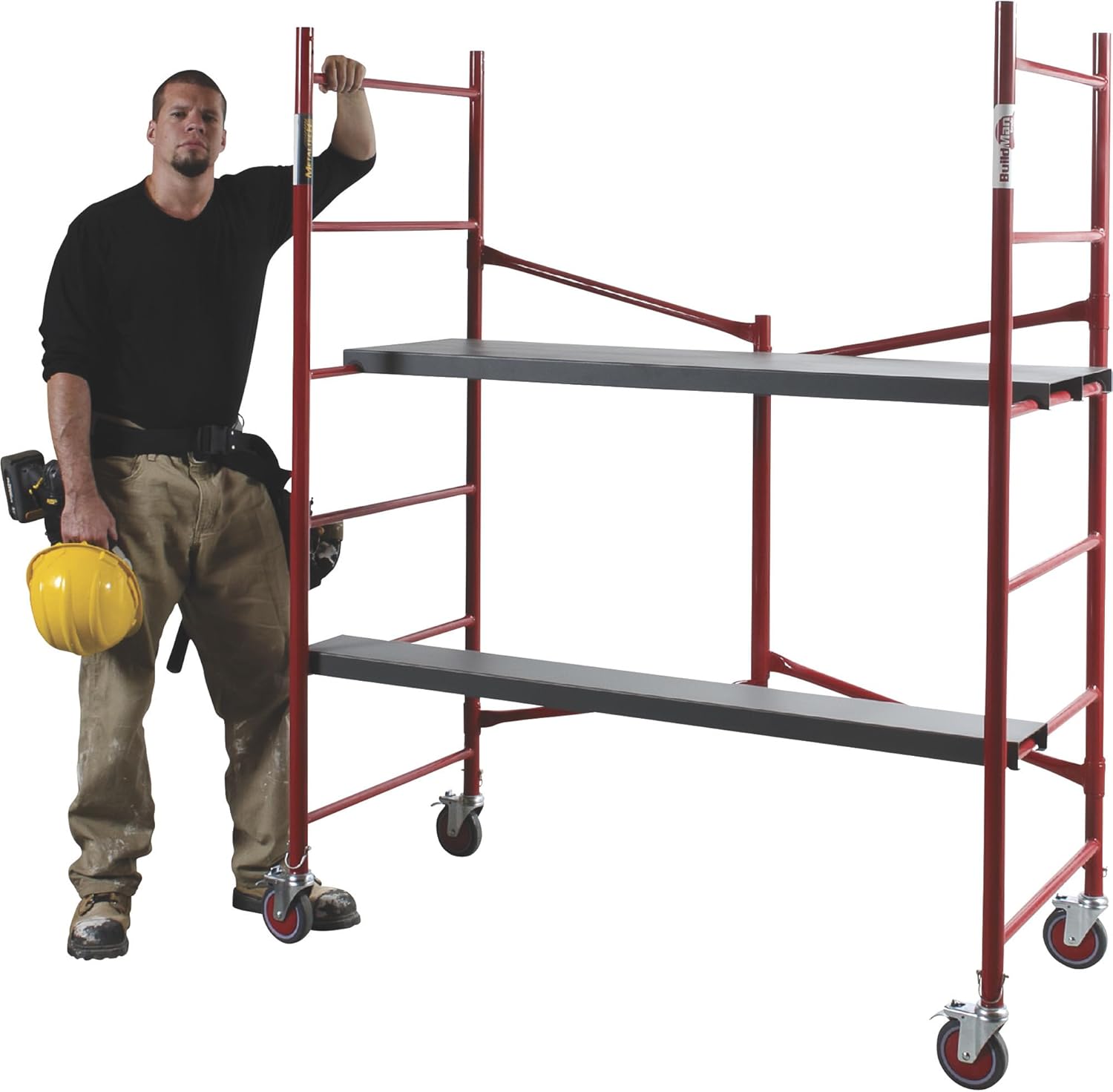 METALTECH I-BM6S Portable Scaffold,6-11/64 ft.L,Steel
