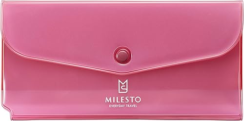 Amazon ミレスト Milesto パスポートケース 透明 かわいい トラベルオーガナイザー Utility Mls696 11 Cm ピンク 桃 Pink ブランド 男性 女性 かわいい シンプル 大人 きれいめ 軽量 軽い 丈夫 機内持ち込み 海外旅行 旅行用 人気 おしゃれ お洒落 メンズ