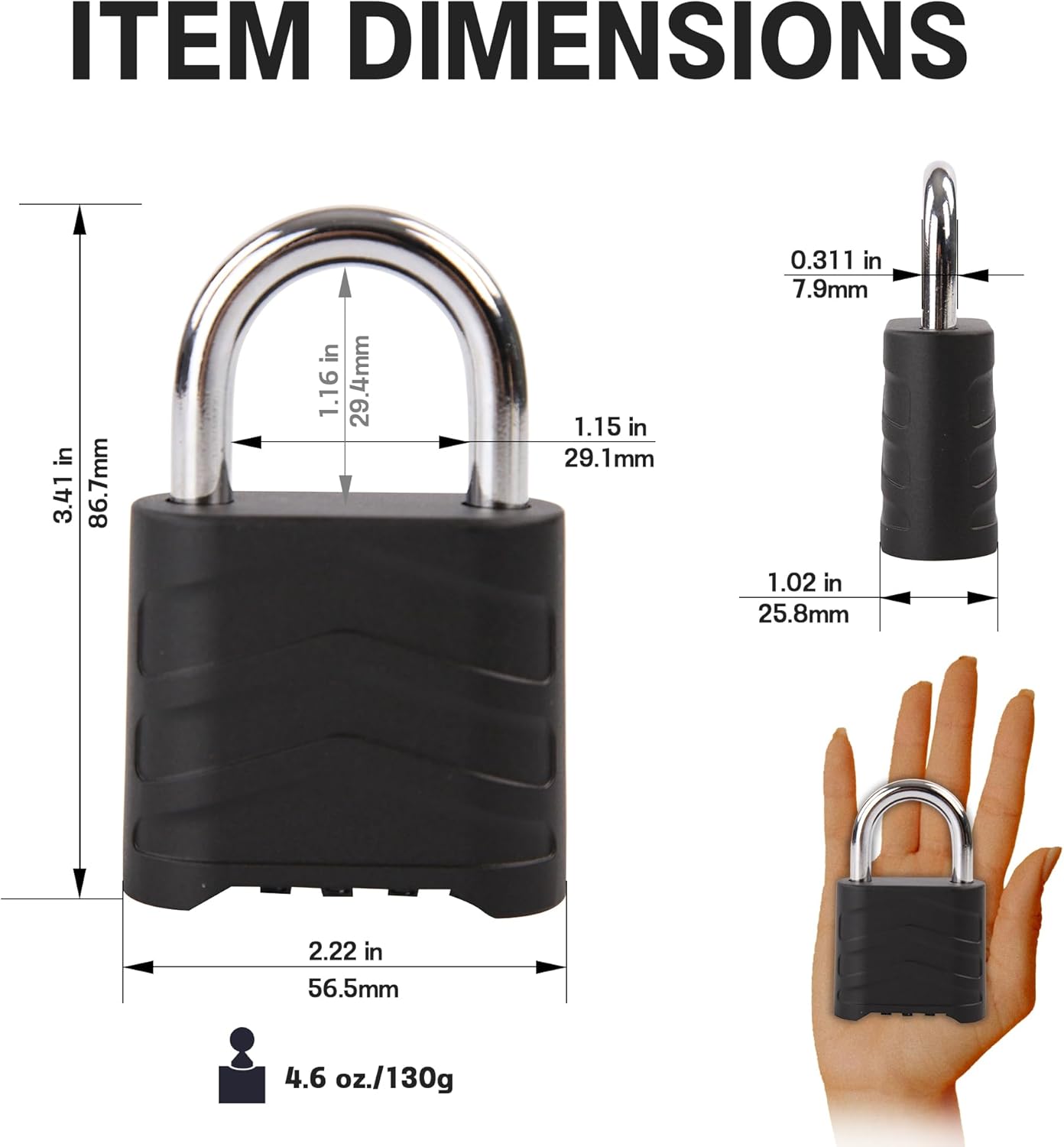 SEPOX 12PCS Set Zodiac Series Dial Combination Lock & 2PCS Large Combination Lock