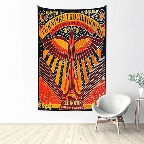 StevenJMoran Tapiz para colgar en la pared, diseño de trovadores, para colgar en la pared, decoración del hogar, sala de estar, dormitorio,