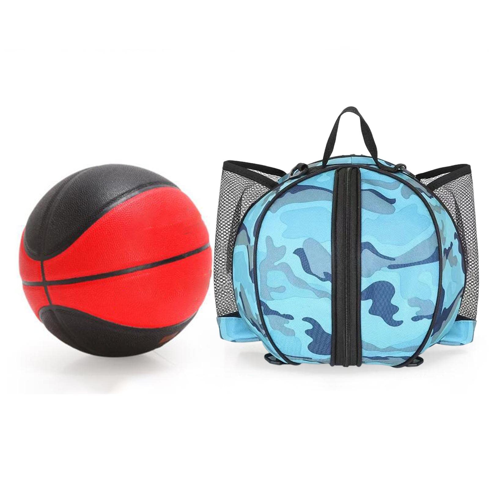 F Fityle Bolsa de Baloncesto Universal, Mochila de Almacenamiento, Correa de Hombro Ajustable