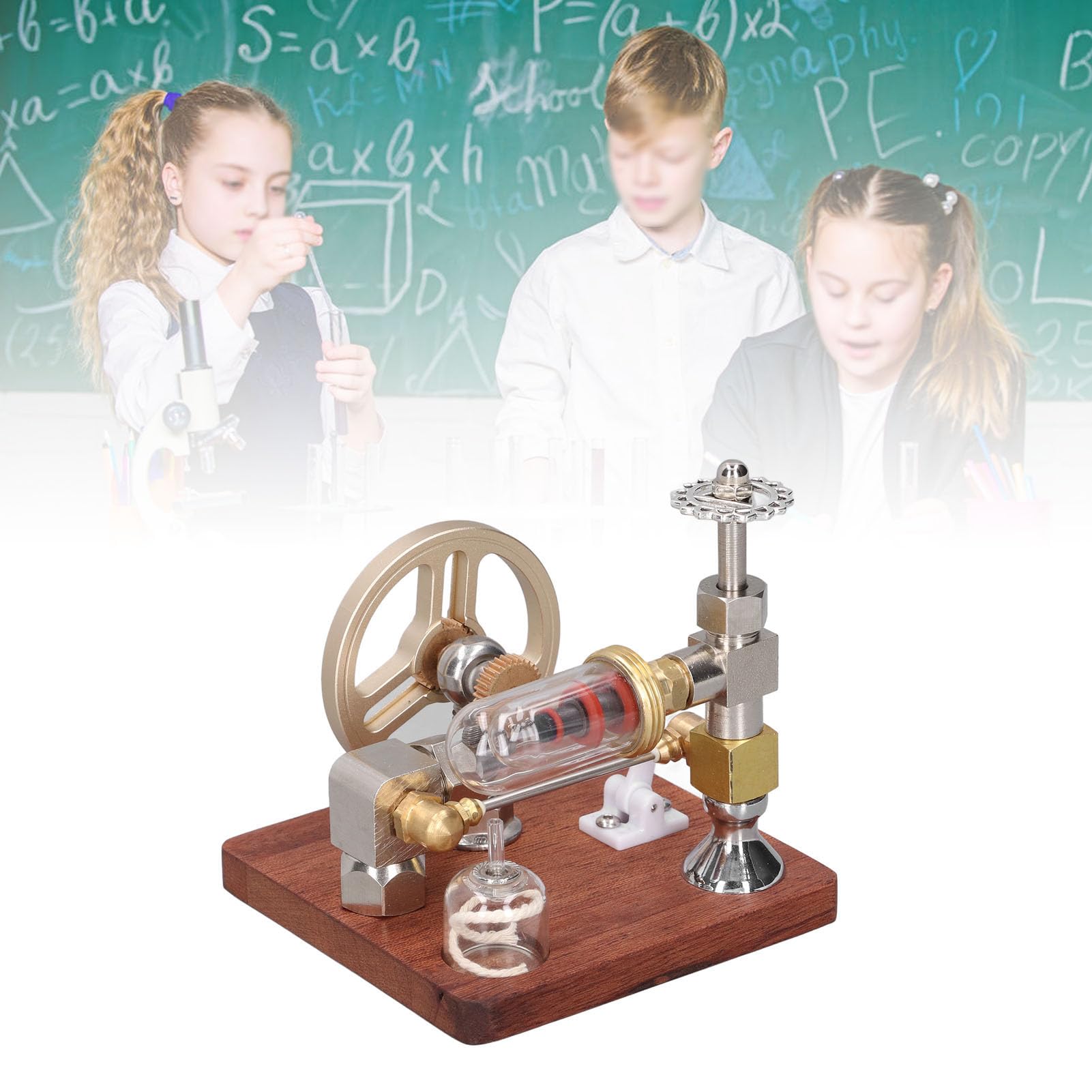 Stirlingmotormodell |Einstellbare Geschwindigkeit |für wissenschaftliche Projekte