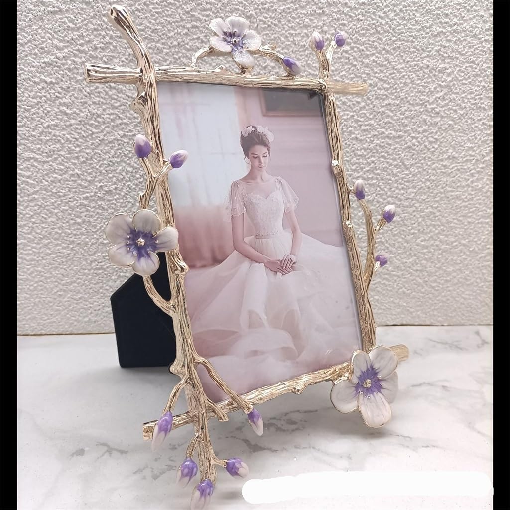 Metal Frame Home Decor Embellishment Photo Decoration Frame(10inches)