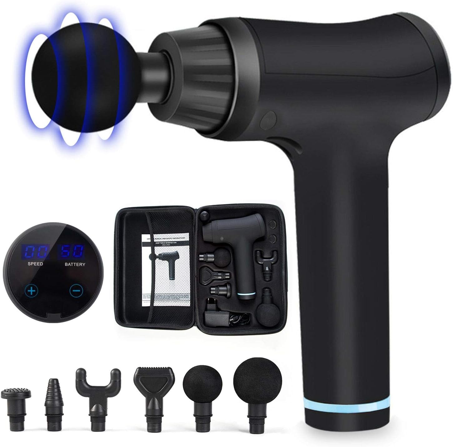 massaggiatore a percussione portatile per il massaggio dei tessuti profondi