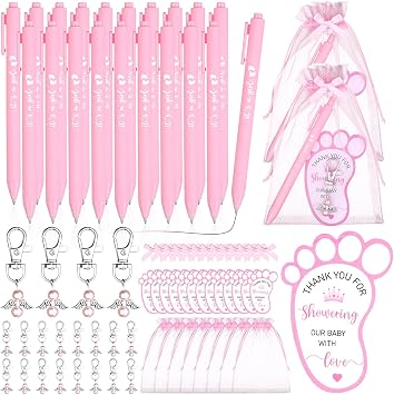 20 Set Baby Shower Favours for Guests Pink
