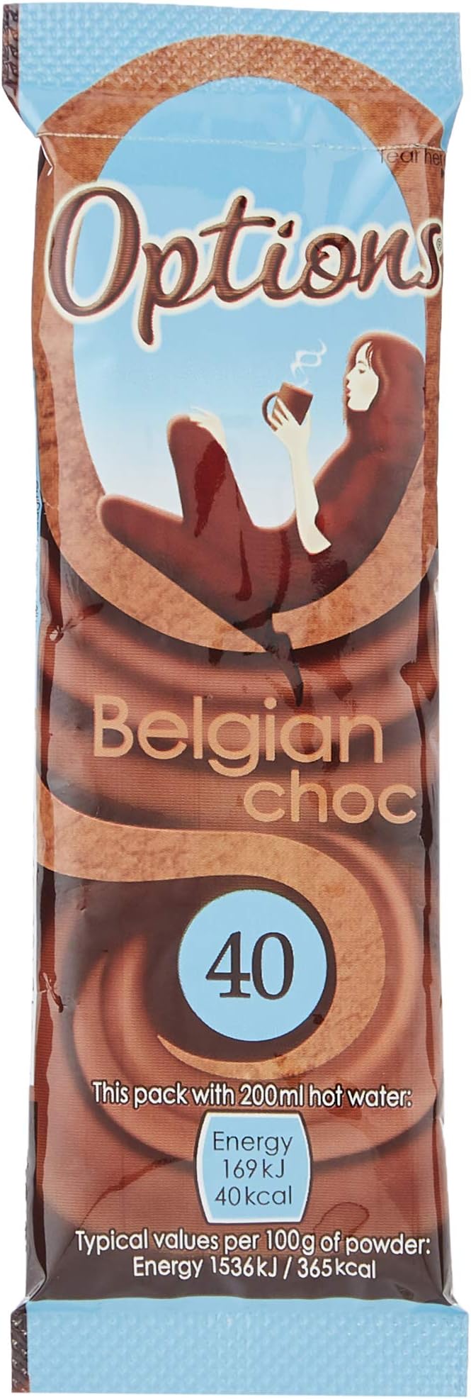 Belgian Chocolate 11g sachets. Box quantity: 100
