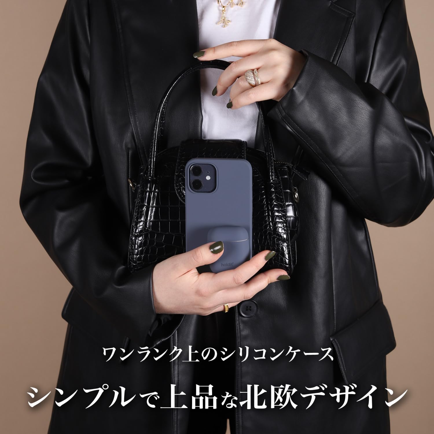Amazon.co.jp: Holdit スマホケース (iPhone 16 pro/パシフィック