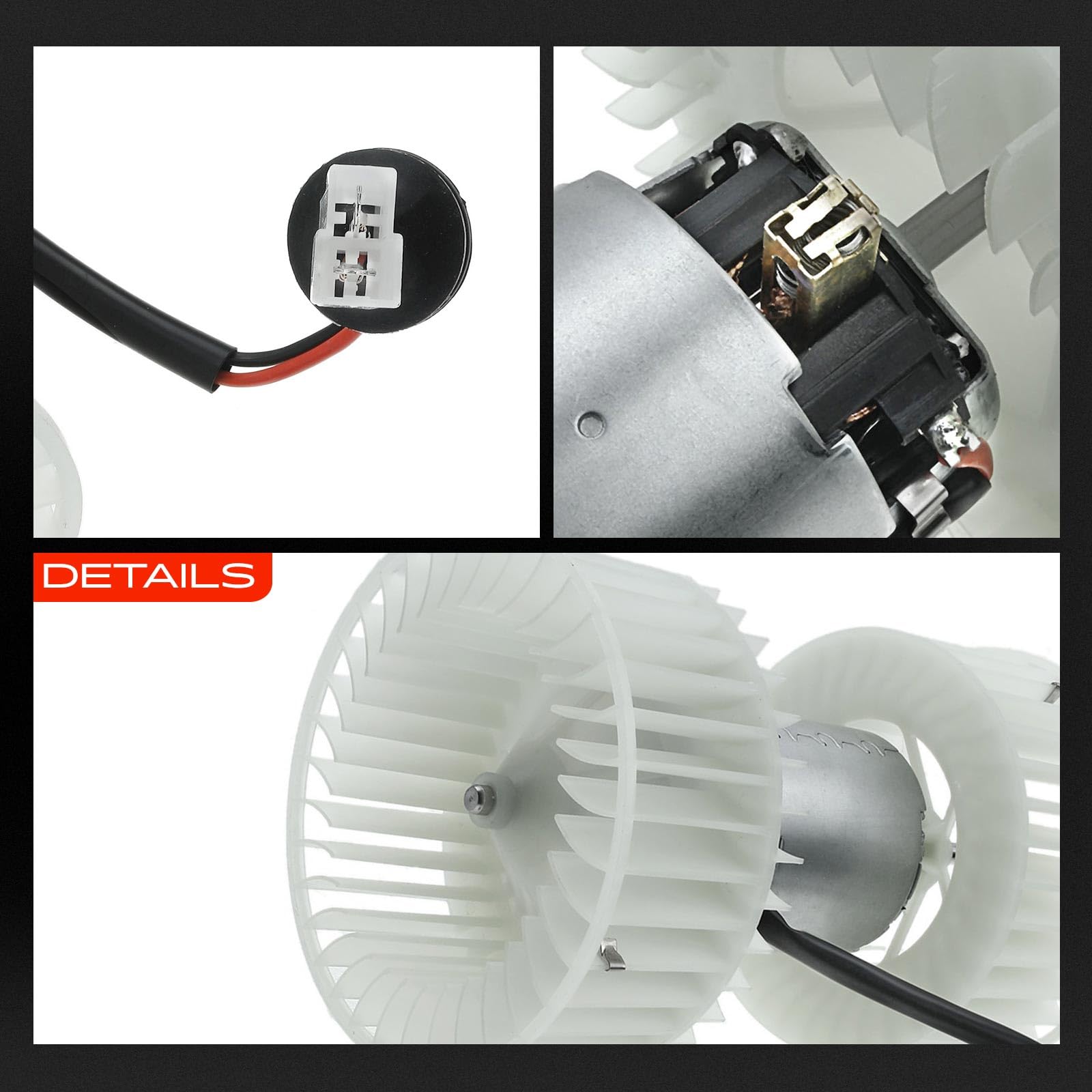Frankberg Ventilador de calefacción Motor del Ventilador Compatible con Stralis ES Todos los Motores 2004 Stralis AT Todos los Motores 2003-2006 Replace# 42553954