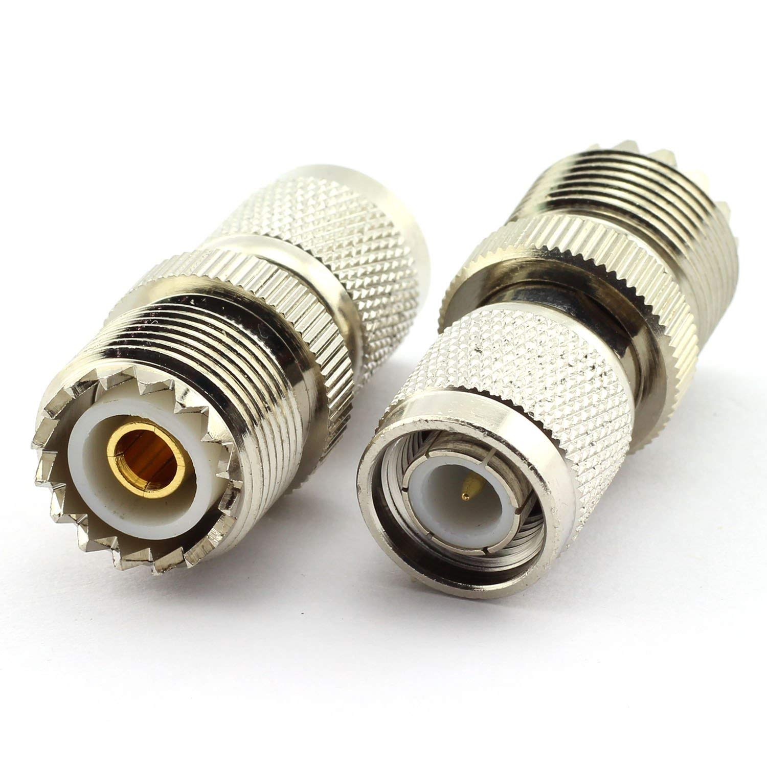 TengKo Coassiale RF Coassiale Adattatore SMA Femmina A Femmina UHF SO239 Connettore (2PCS - Foto 11