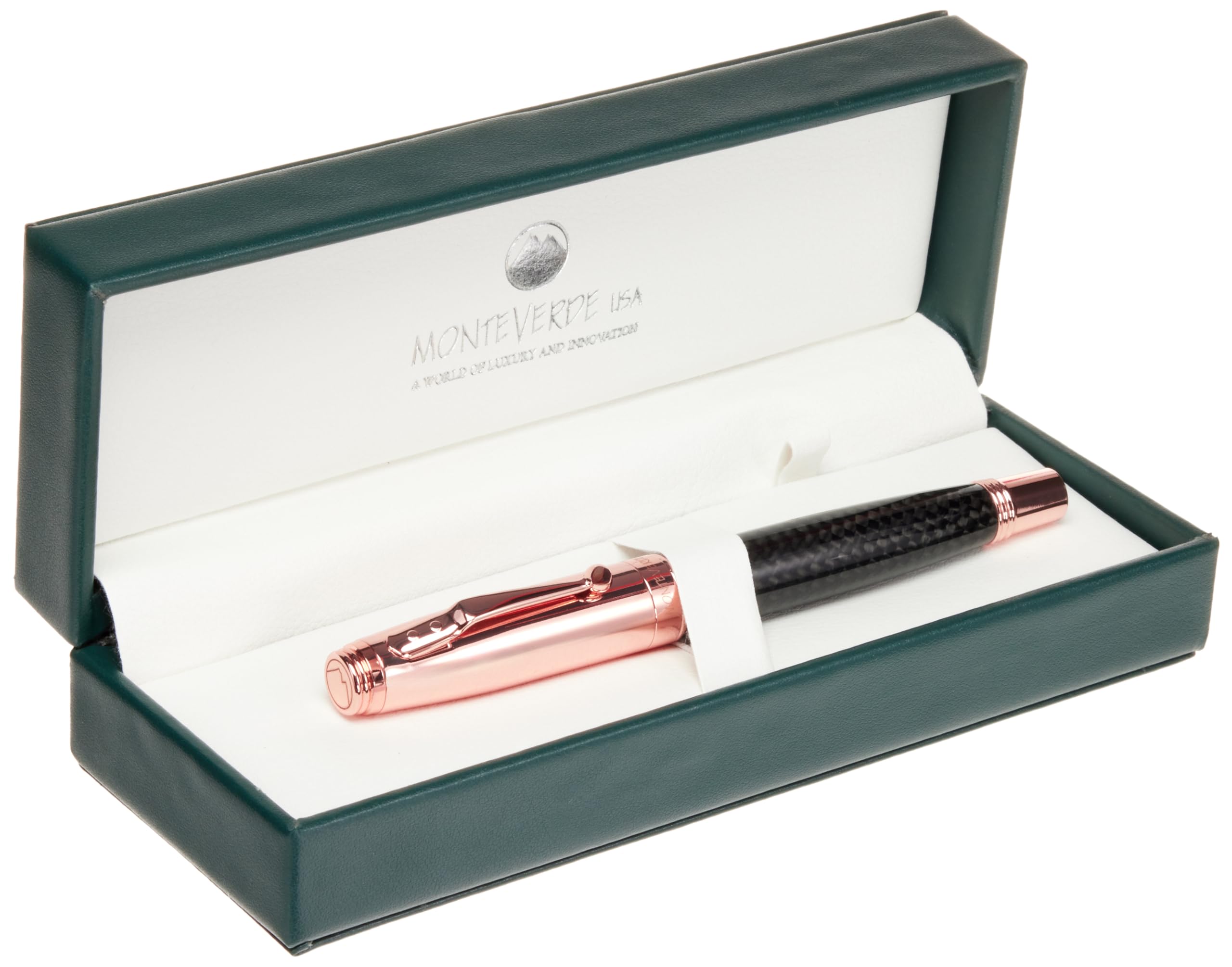 Amazon | Monteverde Invincia ローズゴールド 万年筆 オムニ