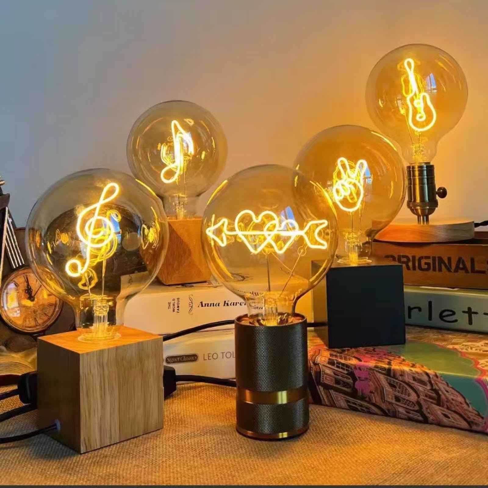 50PCS 38 mm 60 mm 80 mm 130 mm 300 mm Bombilla Edison Rojo Azul Rosa 6500K 3v Cob Filamento LED Piezas de lámpara flexible Luz flexible de bajo voltaje para decoración de bricolaje 300 mm verde