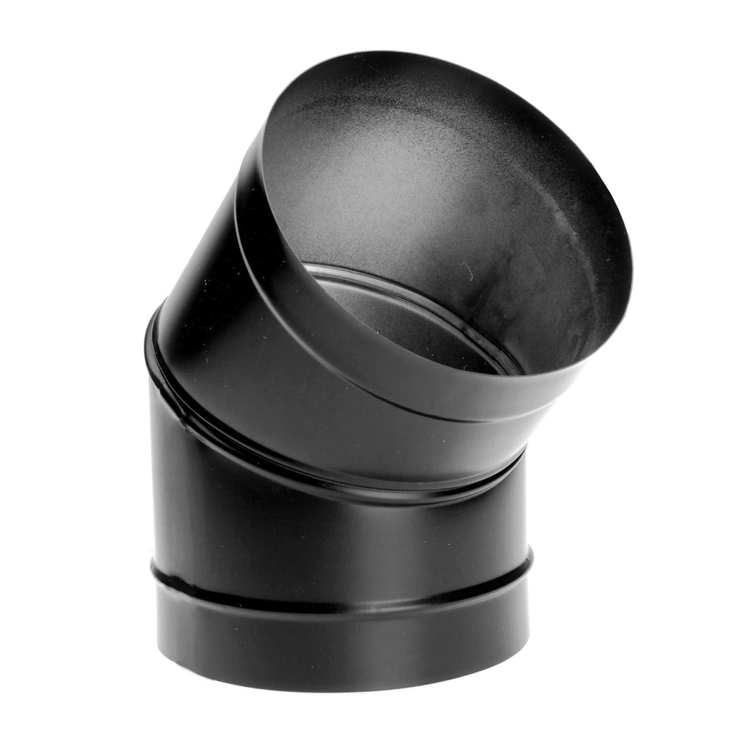 DuraBlack 8" Black Elbow - 45 Deg