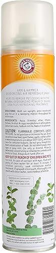 Miniatura 4 de Arm & Hammer Spray refrescante de aire en aerosol desodorizante para mascotas  5.3 onzas de eucalipto eliminador de olores para mascotas con