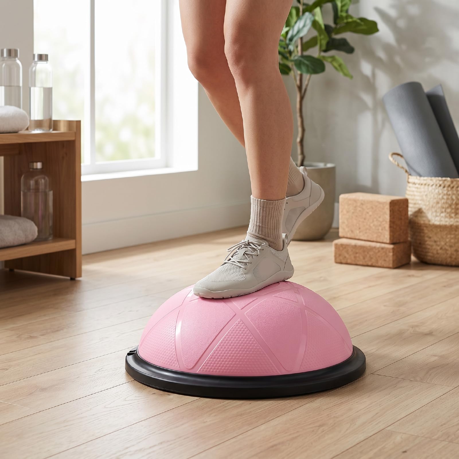 Aramox Balance Ball Trainer do Wzmacniania Core, 2 Taśmy Oporowe
