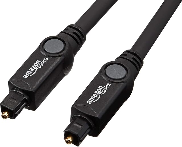 Amazon Basics Digital Optical Audio Toslink Cable 1.83 m