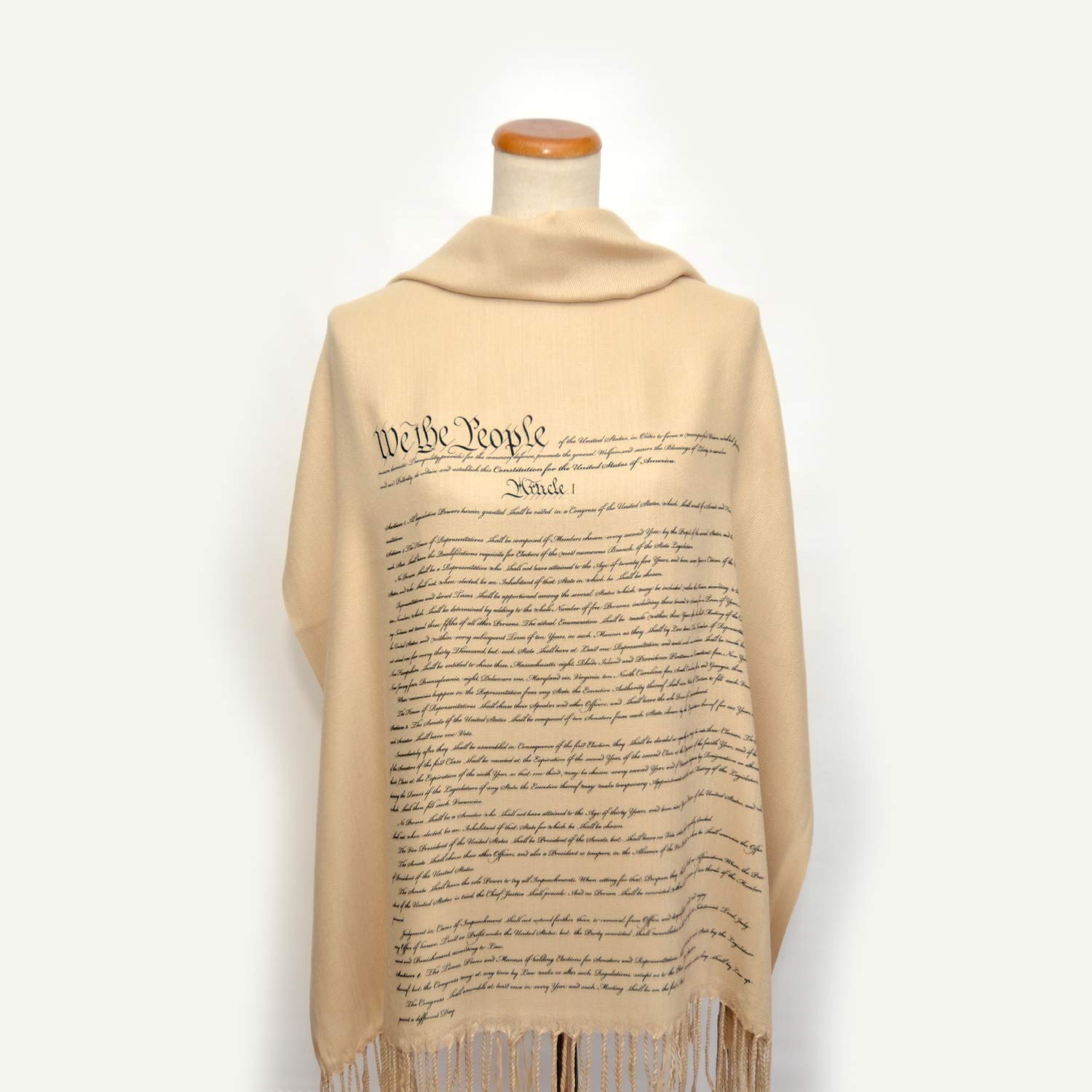 Schal mit US-Verfassungs- und Bill of Rights-Motiv